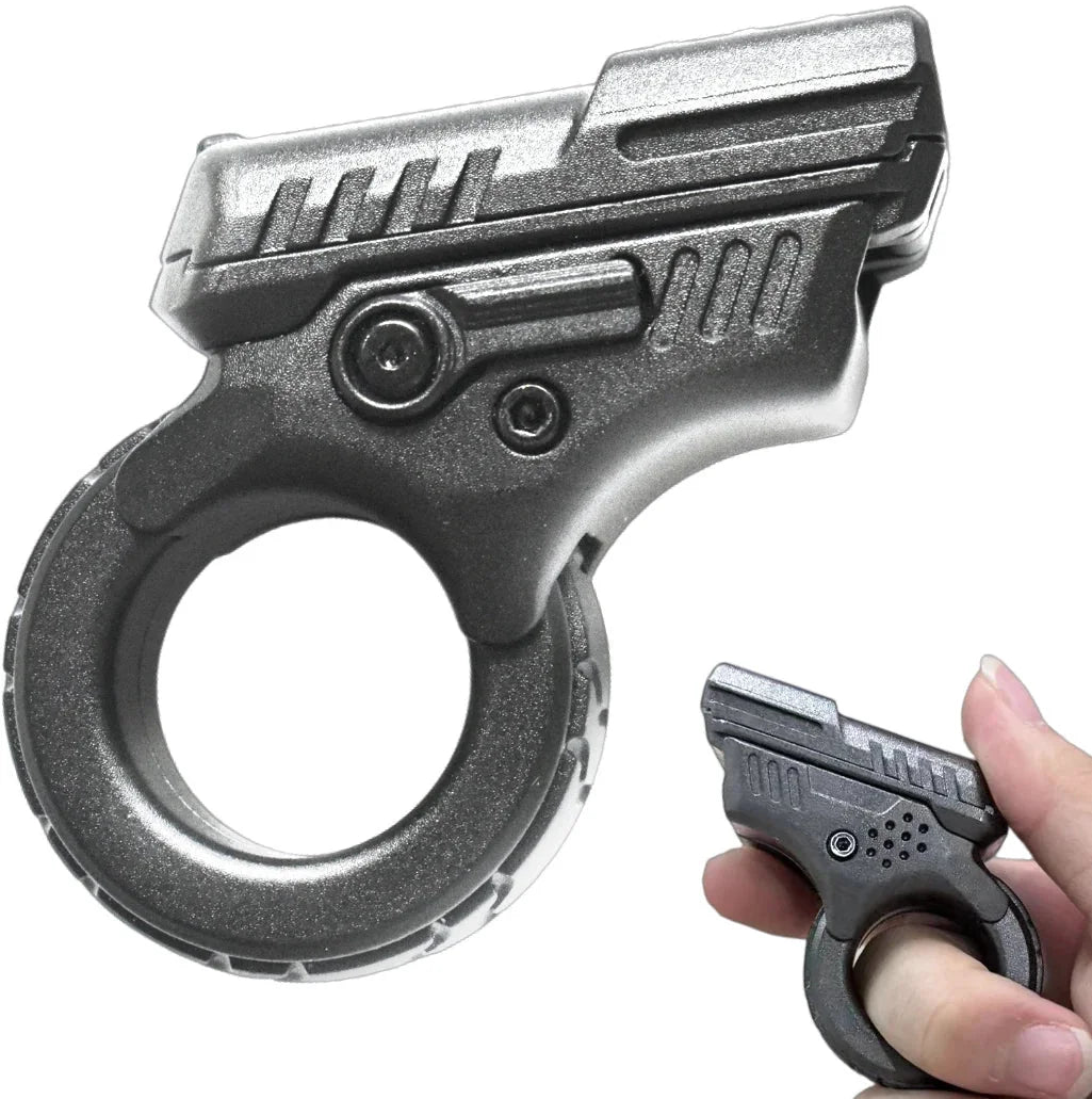 EDC Hand Spinner ADHD Stress Relief  Tool Alloy Zoom Ratchet Wheel Fidget Ring 07FC0E-D4 - KOEEK [1]