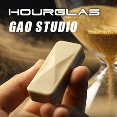 EDC Hourglass Magnet Push Slider Stress Relief Toy for Adults Anti-Stress Toy 07FC0E-D4 - KOEEK [1]