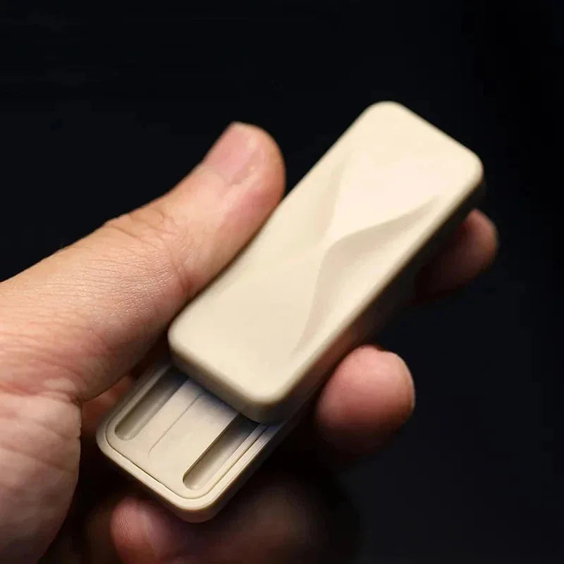 EDC Hourglass Magnet Push Slider Stress Relief Toy for Adults Anti-Stress Toy 07FC0E-D4 - KOEEK [5]