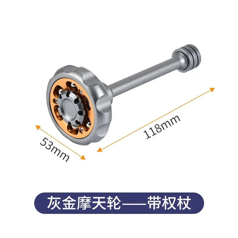 EDC Metal Fidget Spinner Aluminium Alloy Spinning Top Tip Stress Relief Toy 07FC0E-D4 - KOEEK [10]
