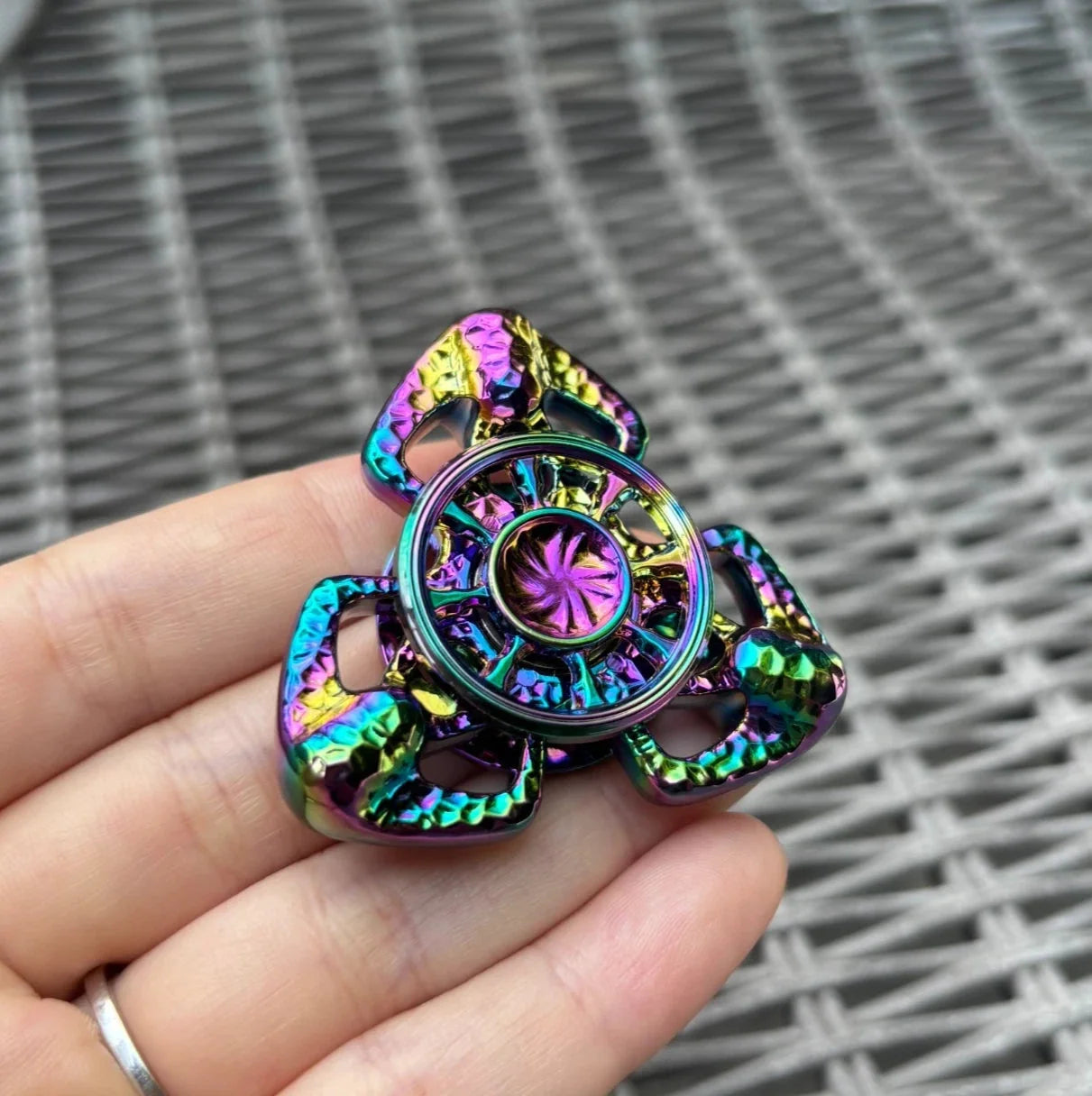 EDC Metal Fidget Spinner Toy Hand Spinner Stress Relief Toy Anxiety Spinner Toys 07FC0E-D4 - KOEEK [5]