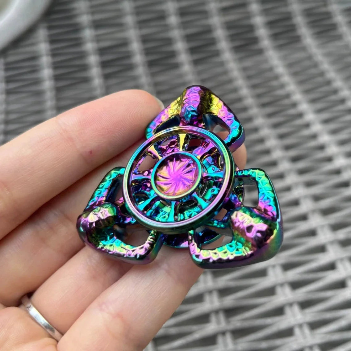EDC Metal Fidget Spinner Toy Hand Spinner Stress Relief Toy Anxiety Spinner Toys 07FC0E-D4 - KOEEK [7]