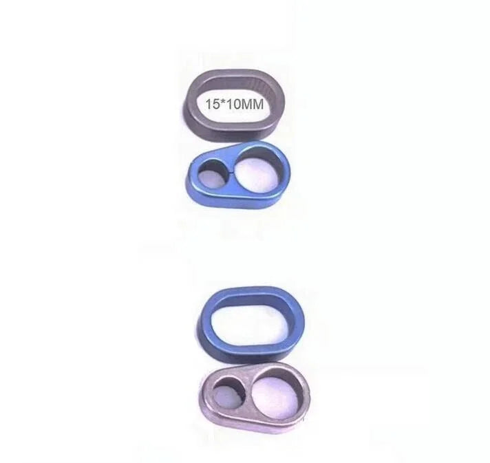 EDC Mini Portable Titanium Alloy Keychain Connector Key Ring Buckle Tool 07FC0E-D4 - KOEEK [1]
