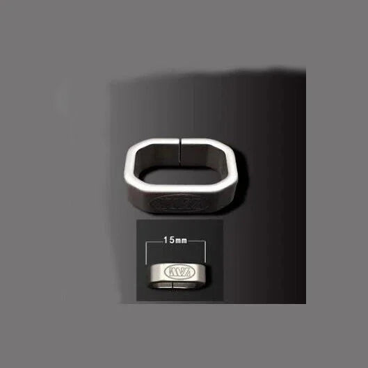 EDC Mini Portable Titanium Alloy Keychain Connector Key Ring Buckle Tool 07FC0E-D4 - KOEEK [7]