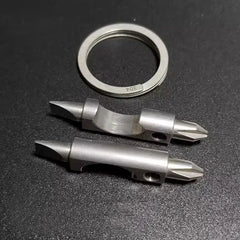 EDC Multi Tools Portable Titanium Bottle Opener Bolt Driver Screwdriver Keychain 07FC0E-D4 - KOEEK [1]