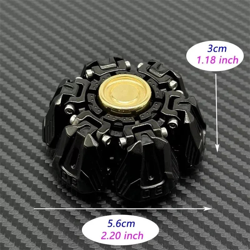 EDC Novel Open Armor UFO Hand Spinner Metal Fidget Spinner Stress Relief Toys 07FC0E-D4 - KOEEK [6]