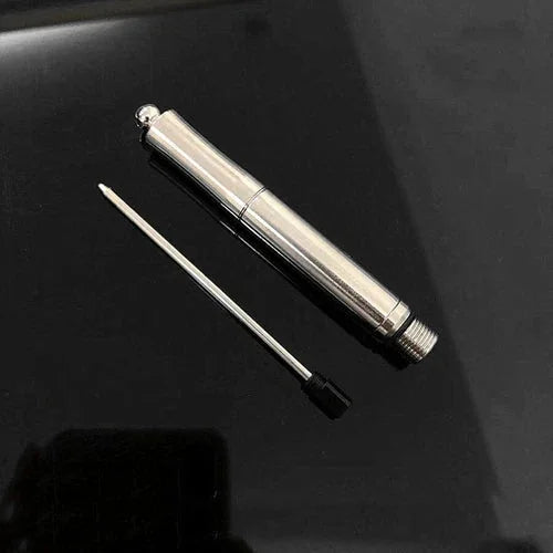 EDC Short Titanium Alloy Pen Portable Keychain Ballpoint Emergency Tool EDC Pen 07FC0E-D4 - KOEEK [8]