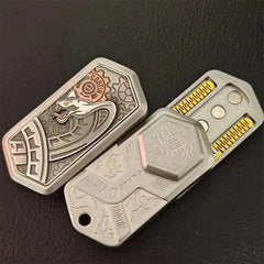 EDC Snake Fidget Stainless Steel Magnetic Push Haptic Slider Stress Relief 07FC0E-D4 - KOEEK [1]
