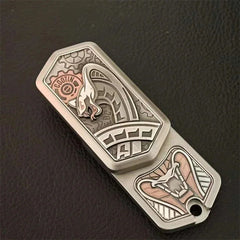 EDC Snake Fidget Stainless Steel Magnetic Push Haptic Slider Stress Relief 07FC0E-D4 - KOEEK [4]