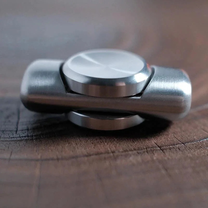 EDC Stainless Steel Brushed Craft Fidget Spinner Fashion Hand Spinner 07FC0E-D4 - KOEEK [8]