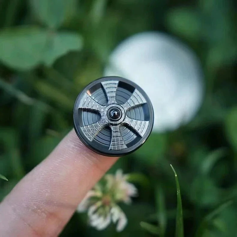 EDC Stainless Steel Fidget Slider Spinning Top Stress Relief Fidget Spinner Toy 07FC0E-D4 - KOEEK [8]