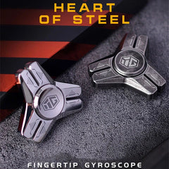 EDC Steel Heart Fidget Spinner Hand Spinner Fidget Toys ADHD Tool Stress Relief 07FC0E-D4 - KOEEK [2]