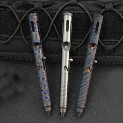 EDC TC4 Titanium Alloy Signature Pen Pocket Multi-purpose Tool Ballpoint Pen 07FC0E-D4 - KOEEK [1]