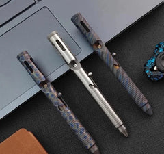 EDC TC4 Titanium Alloy Signature Pen Pocket Multi-purpose Tool Ballpoint Pen 07FC0E-D4 - KOEEK [2]