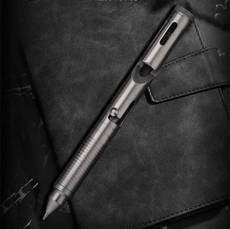 EDC TC4 Titanium Alloy Signature Pen Pocket Multi-purpose Tool Ballpoint Pen 07FC0E-D4 - KOEEK [7]