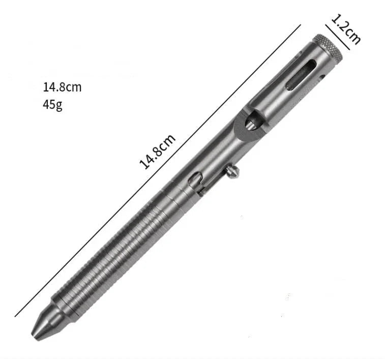 EDC TC4 Titanium Alloy Signature Pen Pocket Multi-purpose Tool Ballpoint Pen 07FC0E-D4 - KOEEK [9]