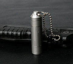 EDC TC4 Titanium Keychain Waterproof Box Outdoor Outdoor Sealed Medicine Bottle 07FC0E-D4 - KOEEK [3]