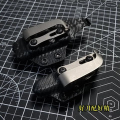 EDC Titanium Alloy Back Clip Pocket Clip Outdoor Pocket Tools 07FC0E-D4 - KOEEK [2]