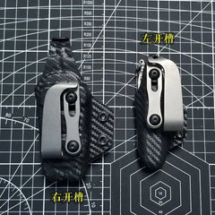 EDC Titanium Alloy Back Clip Pocket Clip Outdoor Pocket Tools 07FC0E-D4 - KOEEK [3]
