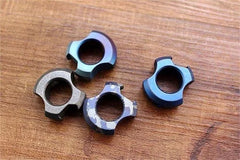 EDC Titanium Alloy Beads Knife Lanyard Bead Paracord Keychain Pendant DIY Beads 07FC0E-D4 - KOEEK [4]