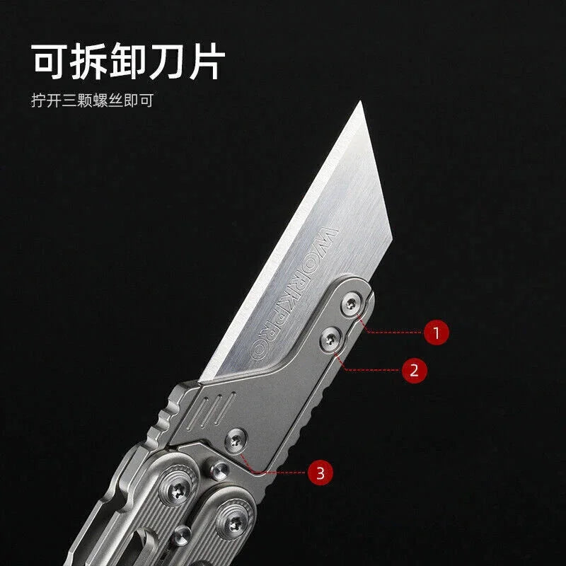 EDC Titanium Alloy Comb Utility Opener Portable Outdoor Multi-funtion Tool 07FC0E-D4 - KOEEK [4]