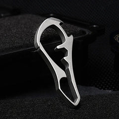 EDC Titanium Alloy Keychain Carabiner Waist Fast Hanging Buckle with Key Ring 07FC0E-D4 - KOEEK [3]
