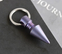 EDC Titanium Alloy Keychain Pendant Bead Necklace Knapsack Decorative DIY Tool 07FC0E-D4 - KOEEK [4]