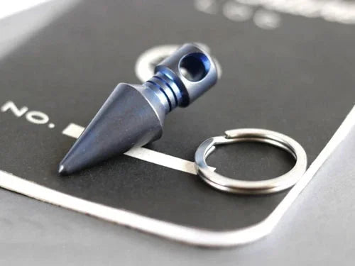 EDC Titanium Alloy Keychain Pendant Bead Necklace Knapsack Decorative DIY Tool 07FC0E-D4 - KOEEK [5]