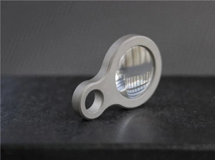 EDC Titanium Alloy Magnifier Glass Convex Lens Outdoor Portable EDC Multi Tools 07FC0E-D4 - KOEEK [10]