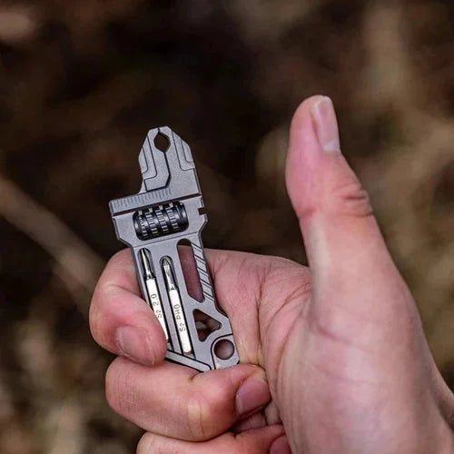 EDC Titanium Alloy Mini Adjustable Spanner Wrench Portable Repair Tools 07FC0E-D4 - KOEEK [4]