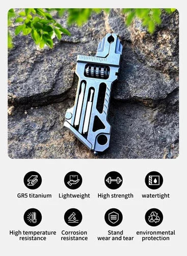 EDC Titanium Alloy Mini Adjustable Spanner Wrench Portable Repair Tools 07FC0E-D4 - KOEEK [8]