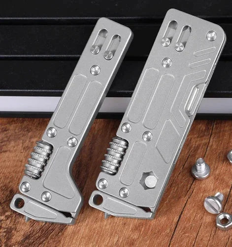EDC Titanium Alloy Multi Tools Adjustable Wrench Pocket Outdoor Camping Keychain 07FC0E-D4 - KOEEK [1]