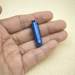 EDC Titanium Alloy Pill Case Container Portable Waterproof Box Keychain Pendant 07FC0E-D4 - KOEEK [2]