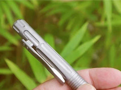 EDC Titanium Alloy Pocket Ball Pen Tactical Signature Pen Stationery w 5 Refills 07FC0E-D4 - KOEEK [4]