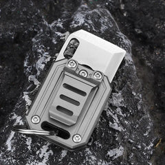 EDC Titanium Alloy Pocket Folding Knife Cutter Opener Mini Multi Tools Key chain 07FC0E-D4 - KOEEK [1]