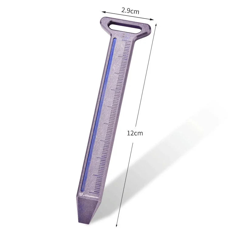 EDC Titanium Alloy Pry Bar Crowbar Ruler Portable Outdoor Camping Multi Tools 07FC0E-D4 - KOEEK [11]