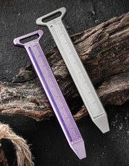 EDC Titanium Alloy Pry Bar Crowbar Ruler Portable Outdoor Camping Multi Tools 07FC0E-D4 - KOEEK [3]
