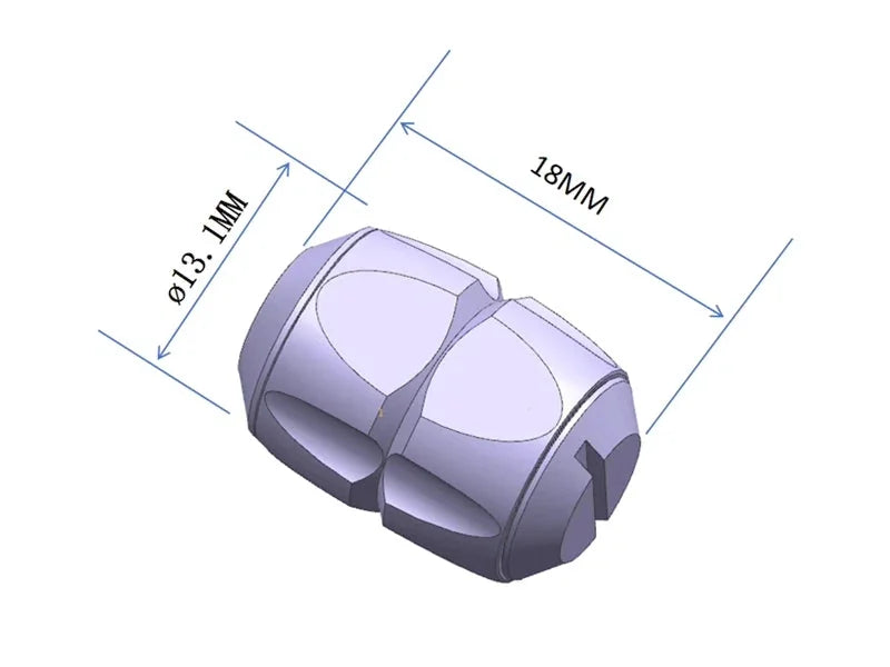 EDC Titanium Alloy Removable Knife Lanyard Bead Parachute Pendant DIY Keychain 07FC0E-D4 - KOEEK [4]