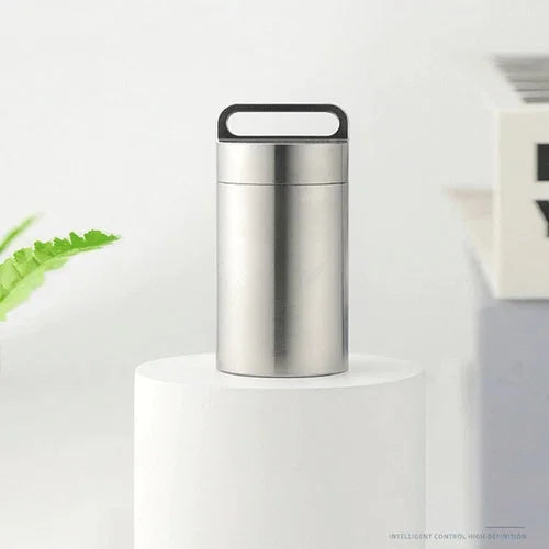 EDC Titanium Alloy Waterproof Pill Case Capsule Seal Container Storage Box 07FC0E-D4 - KOEEK [2]