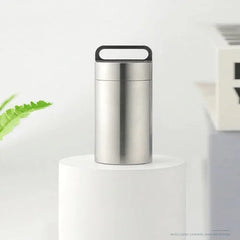 EDC Titanium Alloy Waterproof Pill Case Capsule Seal Container Storage Box 07FC0E-D4 - KOEEK [2]