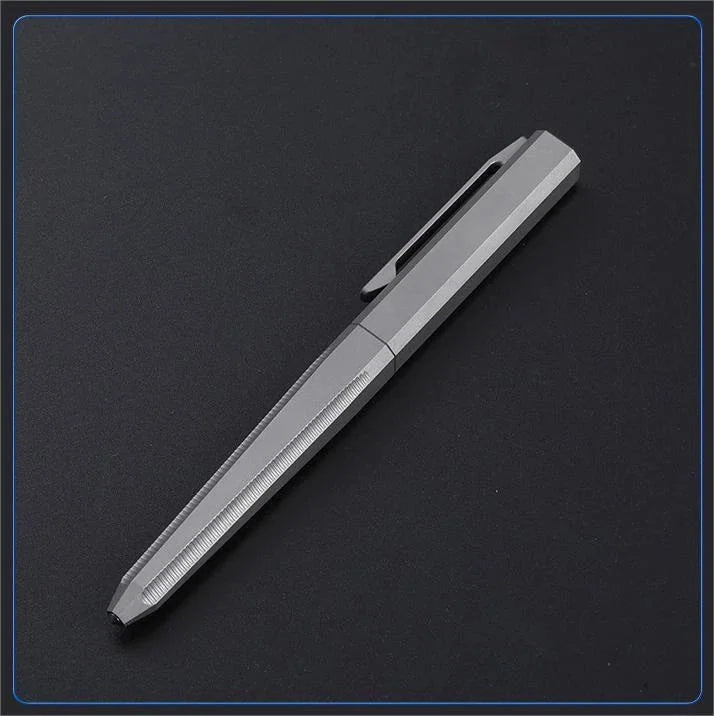 EDC Titanium Ballpoint Pen Multifunctional Pocket Pen Office Business Writing 07FC0E-D4 - KOEEK [1]
