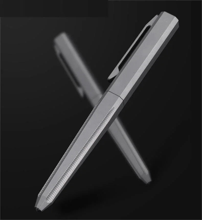 EDC Titanium Ballpoint Pen Multifunctional Pocket Pen Office Business Writing 07FC0E-D4 - KOEEK [4]