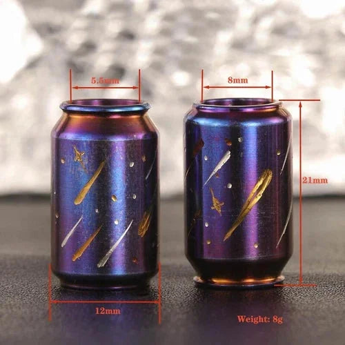 EDC Titanium Knife Lanyard Bead CoCa Bottle Shape Necklace Pendant Bracelet Bead 07FC0E-D4 - KOEEK [2]
