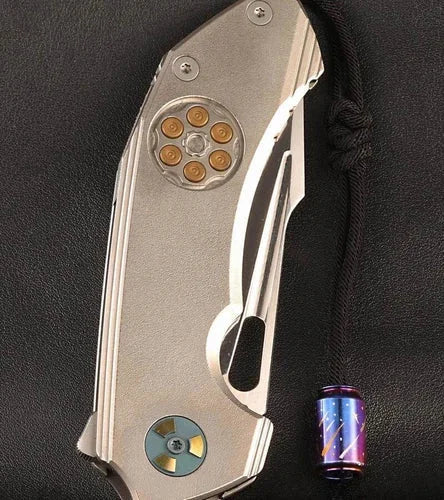 EDC Titanium Knife Lanyard Bead CoCa Bottle Shape Necklace Pendant Bracelet Bead 07FC0E-D4 - KOEEK [4]