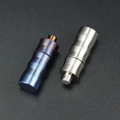 EDC Titanium Pill Case Container Portable Waterproof Box Keychain Pendant 07FC0E-D4 - KOEEK [1]