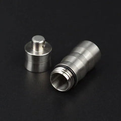 EDC Titanium Pill Case Container Portable Waterproof Box Keychain Pendant 07FC0E-D4 - KOEEK [4]
