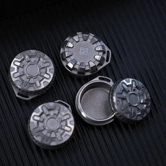 EDC Titanium Waterproof Pill Case Travel Pill Organizer Bottle Capsule Container 07FC0E-D4 - KOEEK [4]