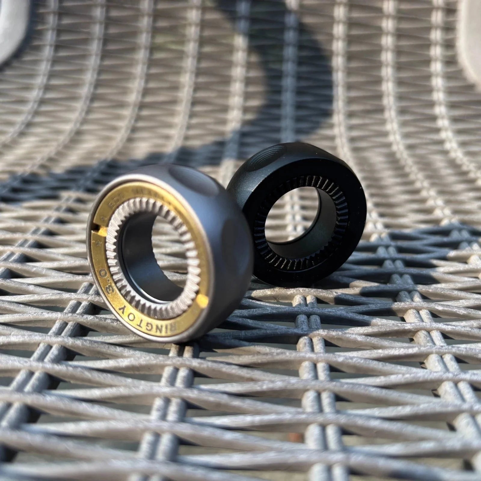 EDC Toy Fidget Spinner Mechanic Ring Fingertip Ratchet Stress Relief Fidget Gift 07FC0E-D4 - KOEEK [7]
