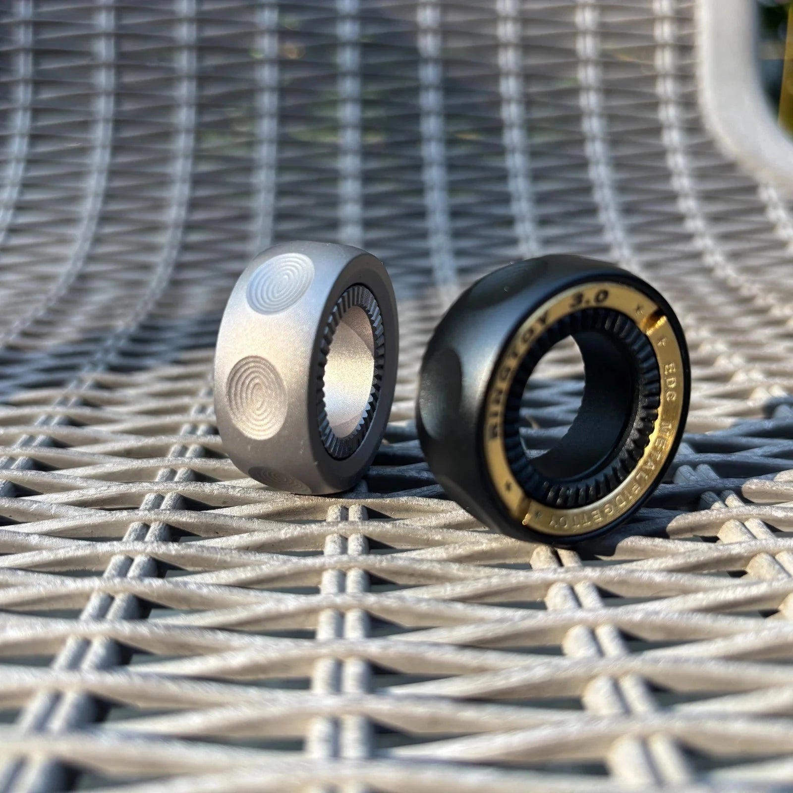 EDC Toy Fidget Spinner Mechanic Ring Fingertip Ratchet Stress Relief Fidget Gift 07FC0E-D4 - KOEEK [9]