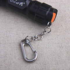 EDCgear Mini Titanium Key Chain Carabiner Flashlight EDC Buckle Pendant Tool 07FC0E-D4 - KOEEK [2]